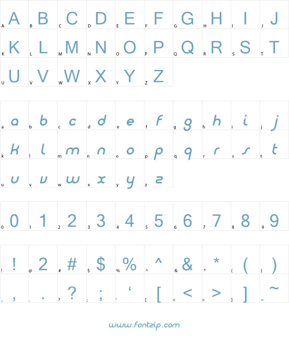 Dodopop Font Character